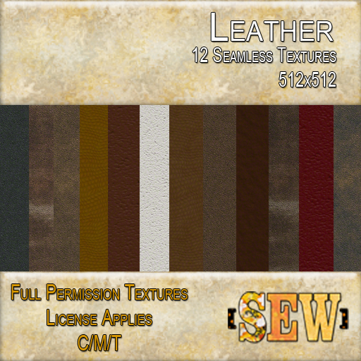 [SEW] Full Permission Textures - Leather