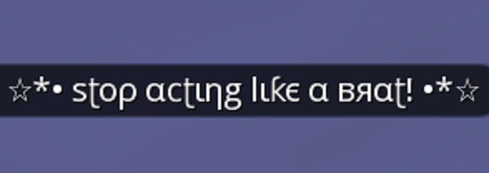 Stop Acting Like a Brat! - Gesture (with Sound)