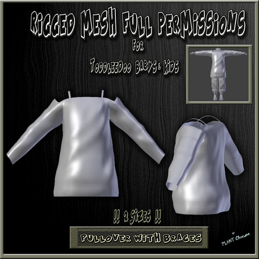TD*BABY&KID* PullOver with Braces(FULL PERM)