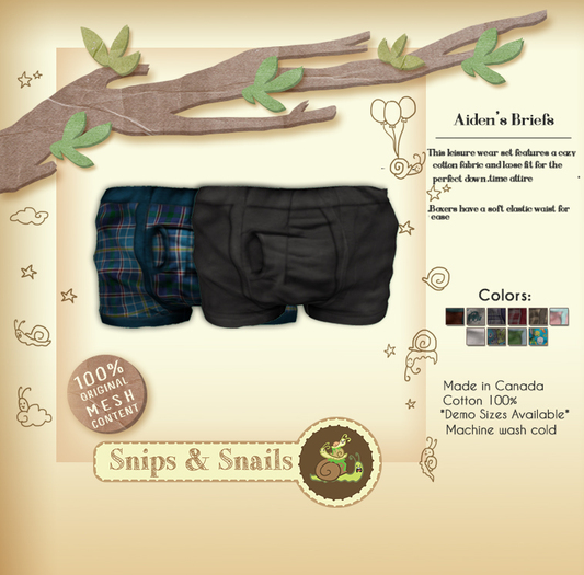 .S&S. Aiden's Briefs - Marine Pack