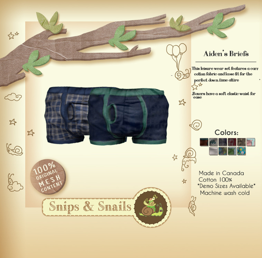 .S&S. Aiden's Briefs - Berry Pack