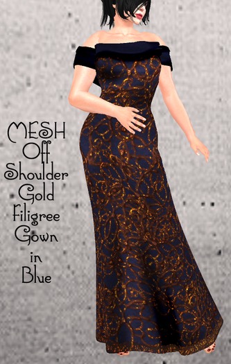 DEMO Off Shoulder Gown