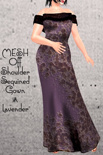 DEMO Off Shoulder Gown