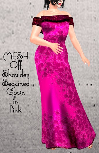 DEMO Off Shoulder Gown