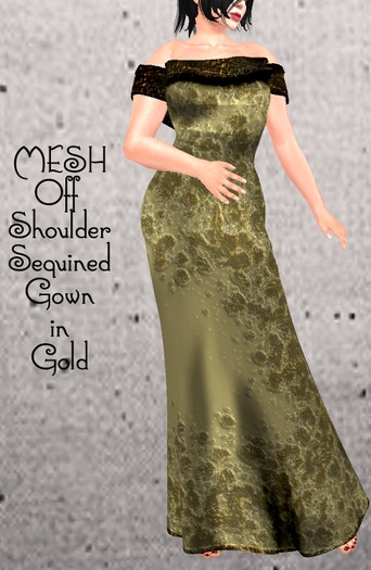 DEMO Off Shoulder Gown