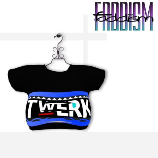 [fad] Twerk Tee Blue
