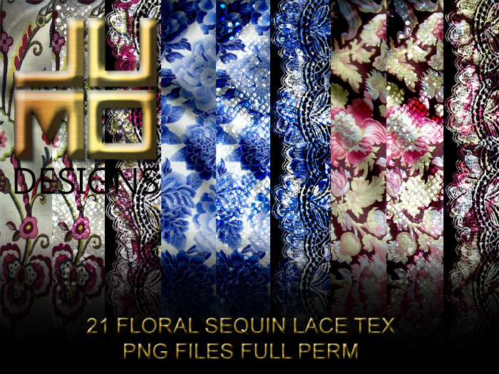 .:JUMO:. Floral Sequin Lace