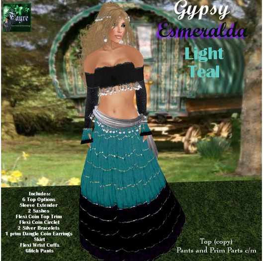 CF Gypsy Esmeralda Light Teal