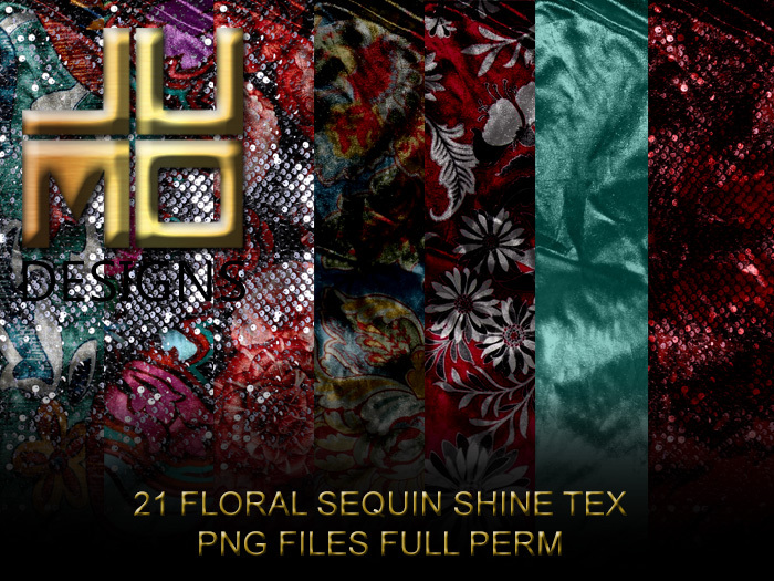 .:JUMO:. Floral Sequin Shine