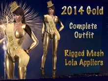 Holiday Gold CATSUIT DEMO