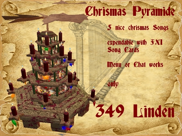Christmas Pyramide Brok Red-