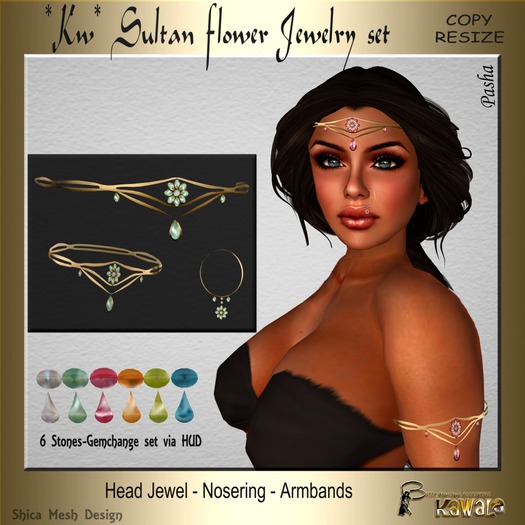 *Kw*Sultan's Flower JEWELRY SET