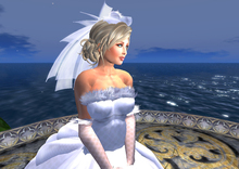 *Lurve* In Devotion Wedding Dress Hat with Veil