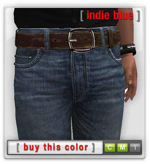 [ h ] Classic Jeans - Mesh - Black