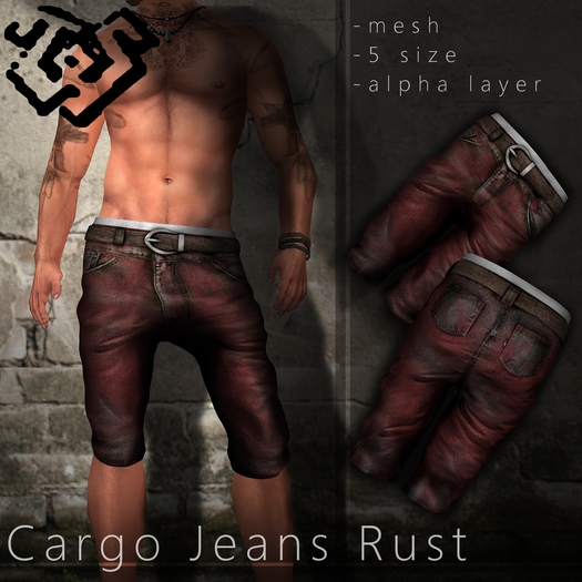 \W/urban Cargo Jeans Rust (mesh)
