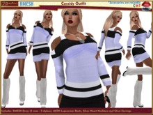 ZULOO-AMELIA OUTFIT - Black & White