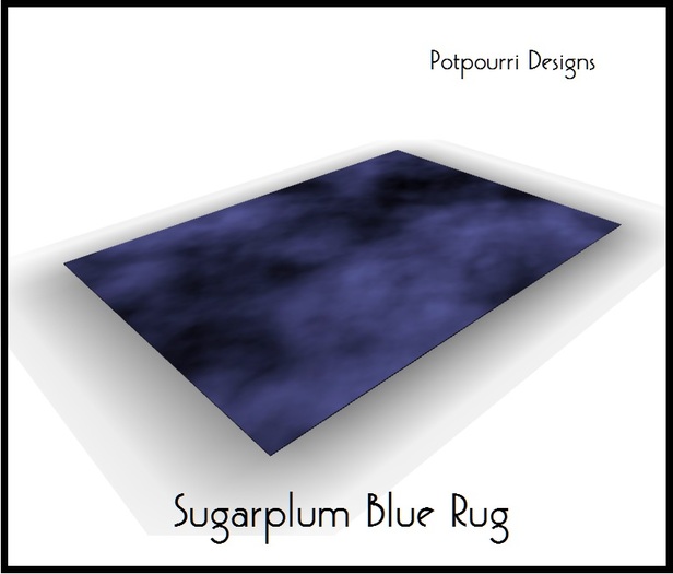 Rug - Sugarplum Blue (boxed)