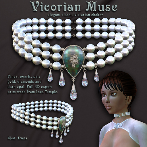 "Victorian Muse" elegant classic victorian choker