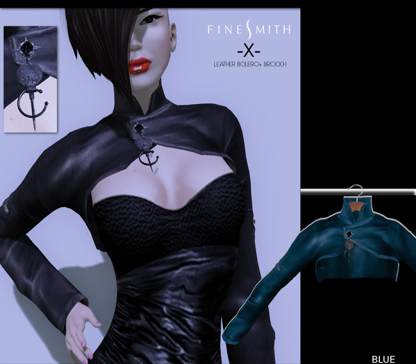 FINESMITH -X- BLUE bolero