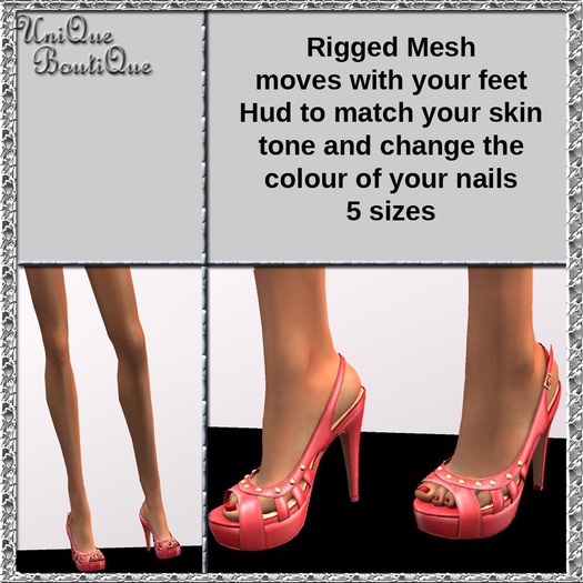 *UniQue* Slingback Sandals Peach