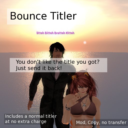 PL bounce titler