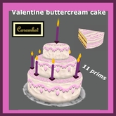 Valentine Buttercream cake