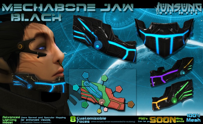[Unsung] - Mechabone Jaw - Black