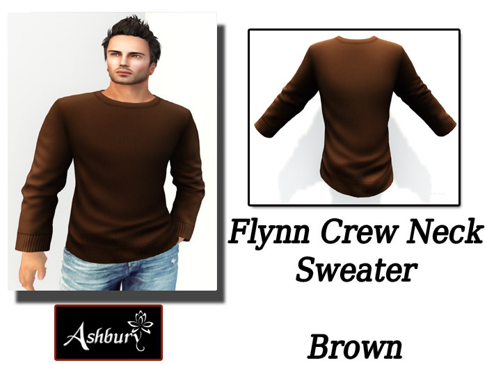 [ASHBURY] Flynn Crew Neck-Brown