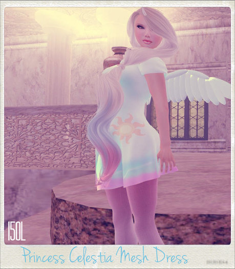Princess Celestia MLP Mesh Dress FP