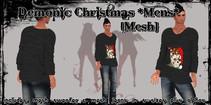 ^WSC^ Demonic Christmas *Mens* {Mesh}