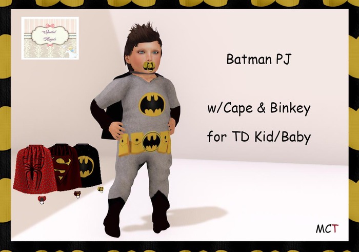 [S][A] Batman Pj Kid/Baby