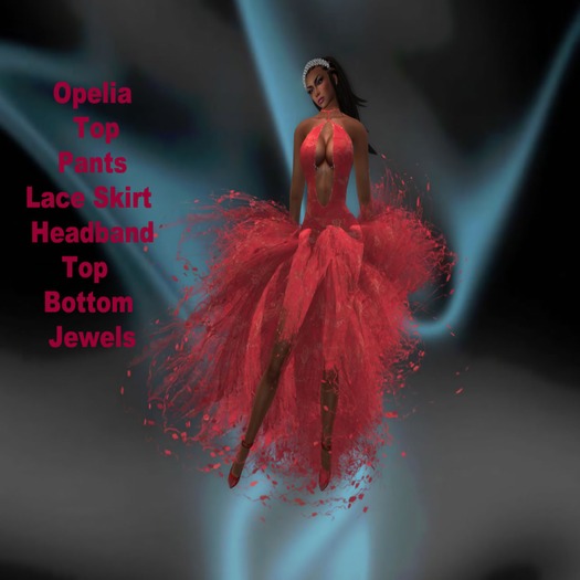 Opelia Red Gown