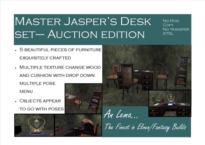 Master Jasper's Desk Set - Auction