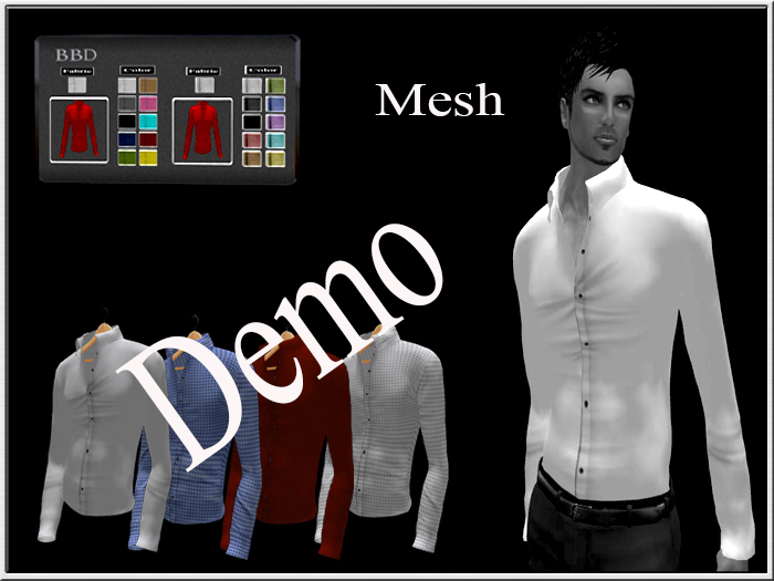 BBD Mesh Slim Fit Shirt  Demo