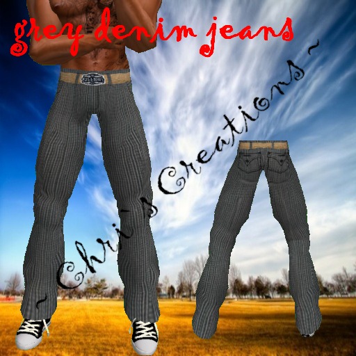 Grey Denim Jeans