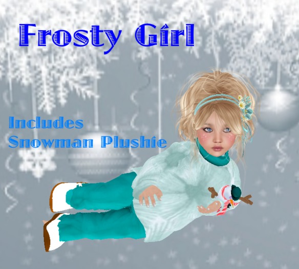 *Royal Ragamuffins* Frosty Girl Mesh Outfit for TD