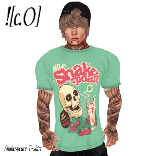 ![c.O] - Male Shakespeare T-shirt