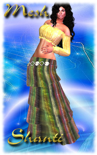 Shanti Boho Gypsy Dream Dancer Outfit MESH v1.2