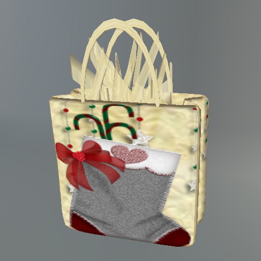 Xmas Stocking Paper Giftbag box