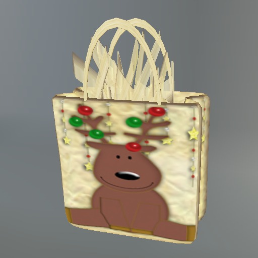 Reindeer Paper Giftbag box