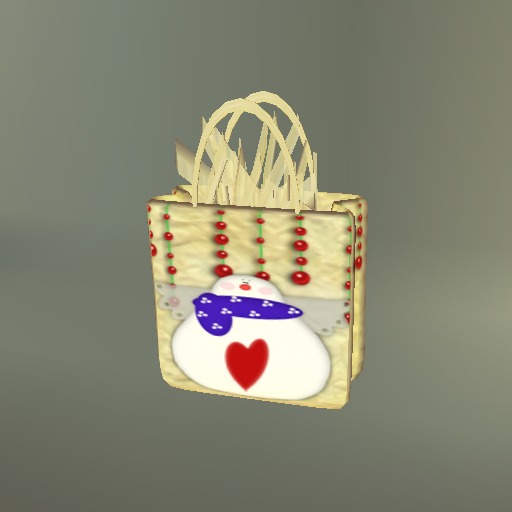 Heart Snowangel Paper Giftbag box