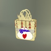 Heart Snowangel Paper Giftbag box