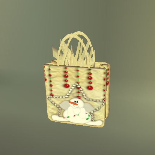 Star Snowangel Paper Giftbag box