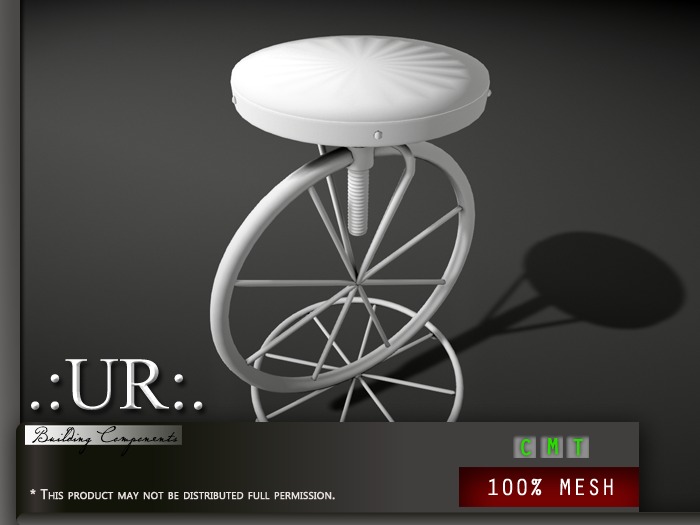 .:UR:. Kitsch Kitchen - Rider Bar Stool (full perm mesh)