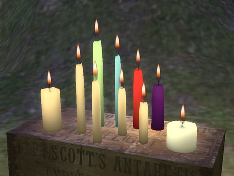 Second Life Marketplace Sculpted Scripted Candles