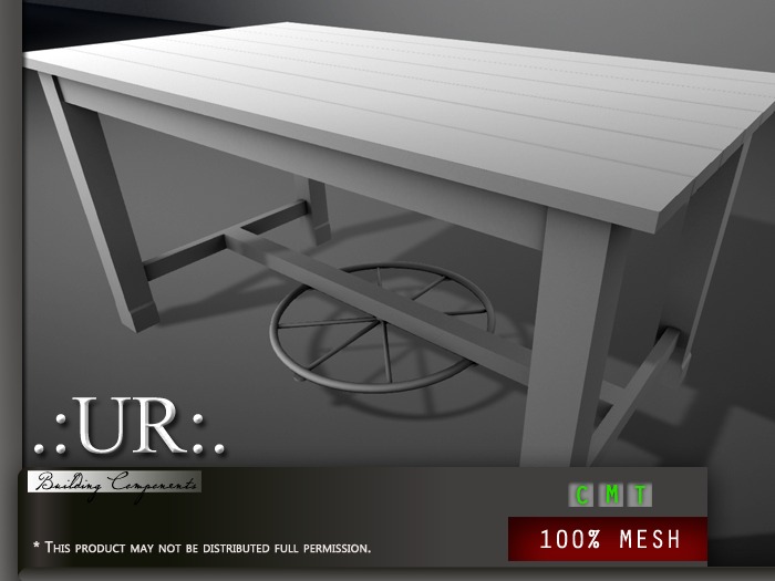 .:UR:. Kitsch Kitchen - Bar Table (full perm mesh)