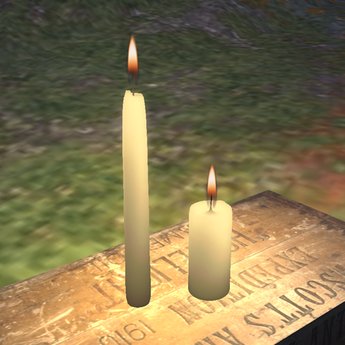 Second Life Marketplace Sculpted Scripted Candles