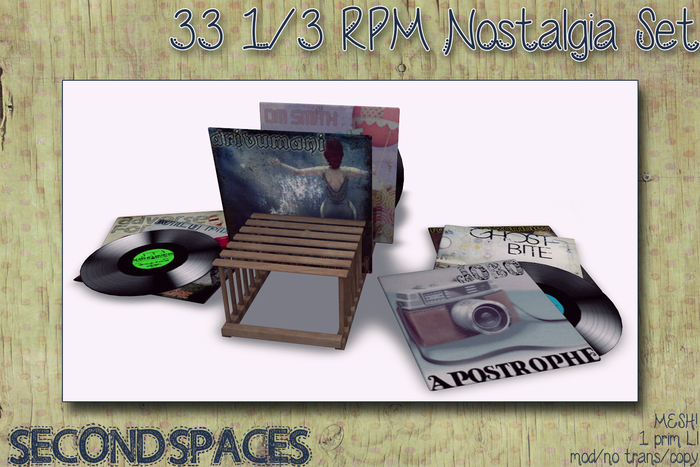 *Second Spaces* 33 1/3 RPM Nostalgia set (bxd1)