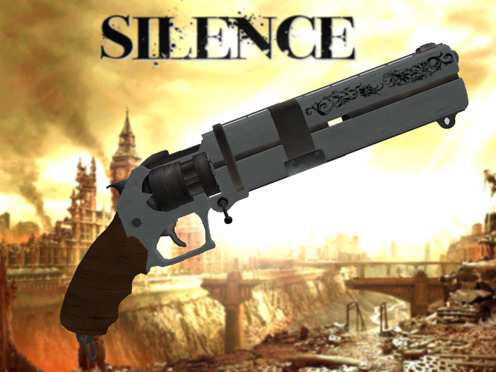 [Silence] Gunslinger Revolver (Chrome Edition)