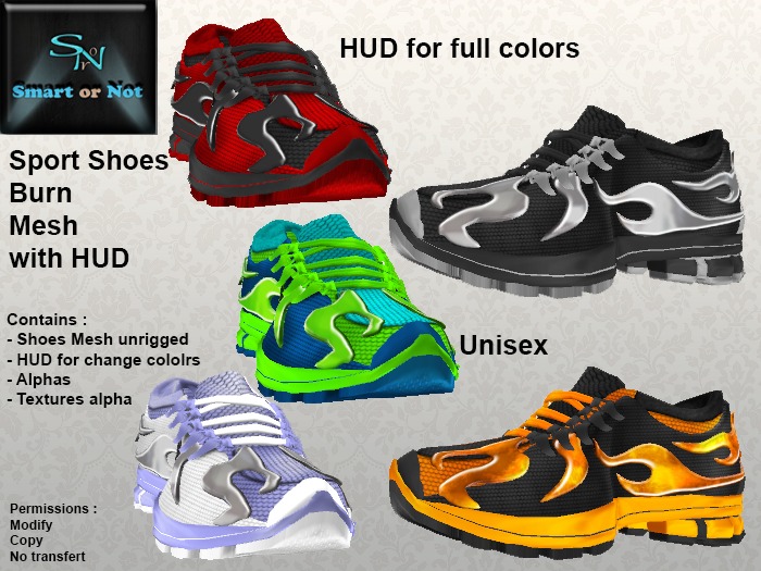 Sport Burn Shoes with HUD
